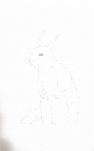 easy-painting-ideas-simple-squirrel
